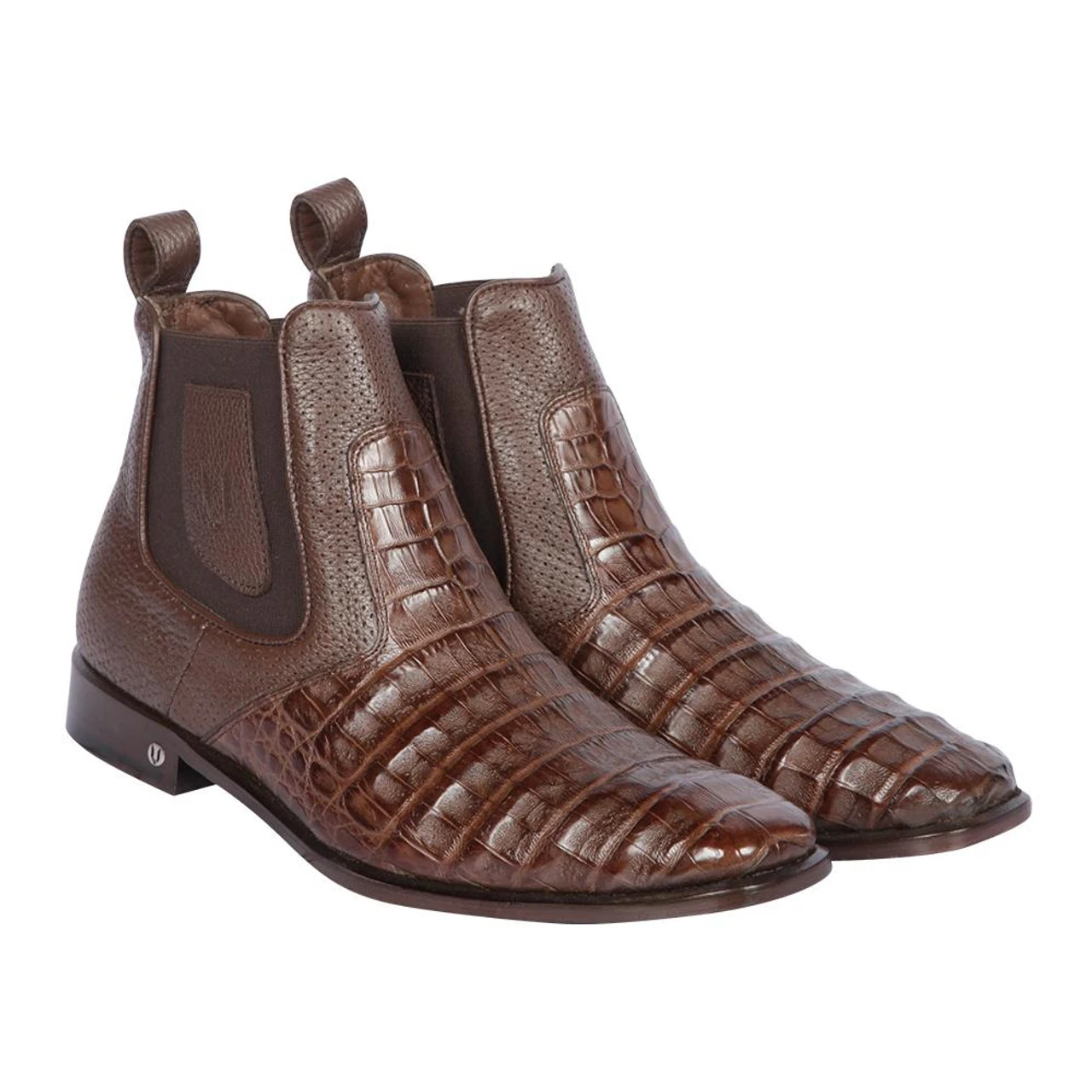 Vestigium Genuine Caiman Belly & Calf Ankle Dress Boot 4 Vestigium Genuine Caiman Belly & Calf Ankle Dress Boot - Image 2