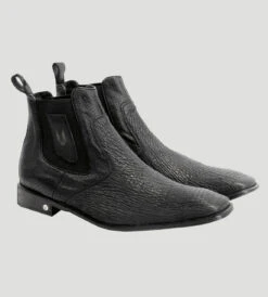 Vestigium Genuine Shark & Calf Ankle Dress Boot -Fashion Formal Wear Store VGM 7BV0193 B 76721.1610993586