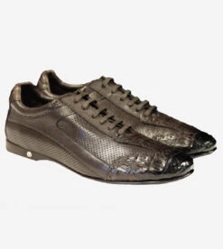 Vestigium Genuine Caiman Belly Faded Tone & Calf Weekend Sneaker