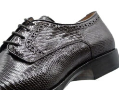 Zelli 100% Genuine Lizard Cap Toe Italian Dress Shoe -Fashion Formal Wear Store ZEL LZ 24 526 5 48663.1676930389