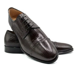 Zelli 100% Genuine Lizard Cap Toe Italian Dress Shoe -Fashion Formal Wear Store ZEL LZ 24 526 7 08989.1676930389