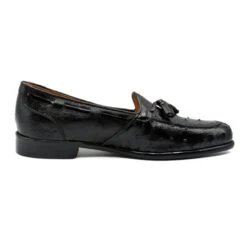 Zelli Genuine Ostrich Quill Tassel Low Vamp Italian Loafer -Fashion Formal Wear Store ZEL OST 13 581 b 4 31360.1676491809