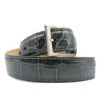 Zelli Genuine Alligator Dress Belt - Grey -Fashion Formal Wear Store ZELB AL 70 100 GY 48669.1677179444