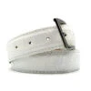 Zelli Genuine Alligator Dress Belt - White -Fashion Formal Wear Store ZELB AL 70 100 WH 64296.1677177322
