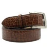 Zelli Genuine Cognac Nile Crocodile Italian Dress Belt -Fashion Formal Wear Store ZELB NCRO 72 700 CG 74368.1677173070