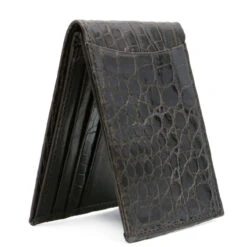 Zelli Genuine Crocodile Bi-Fold Wallet - Dark Brown -Fashion Formal Wear Store ZELW 81 540 3 41738.1677015432