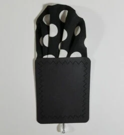 Large Black Polka Dots - 100% Cotton Pre-Folded Pocket Square Insert -Fashion Formal Wear Store bigdots2 89672.1652992102