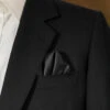 Black Satin Pre-Folded Pocket Square Insert 1 Black Satin Pre-Folded Pocket Square Insert -Fashion Formal Wear Store blacksatin 74716.1653080672