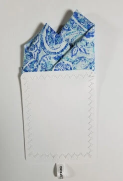 Blue Paisley 100% Cotton Pre-Folded Pocket Square Handkerchief Insert - 2 Point 11 Blue Paisley 100% Cotton Pre-Folded Pocket Square Handkerchief Insert - 2 Point -Fashion Formal Wear Store blue paisley 4 91204.1680126687