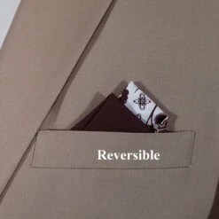 100% Cotton Pre-Folded Pocket Square Handkerchief Insert - Brown Paisley 11 100% Cotton Pre-Folded Pocket Square Handkerchief Insert - Brown Paisley -Fashion Formal Wear Store brown1Paisley8 88426.1665421773