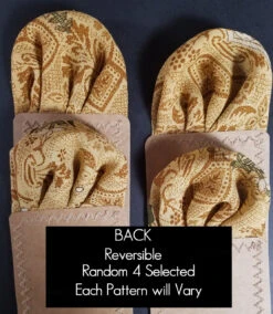 Silk Blend Pre-Folded Fan Design Pocket Square Insert - Gold & Brown -Fashion Formal Wear Store goldrayon silk 6 48050.1646153648