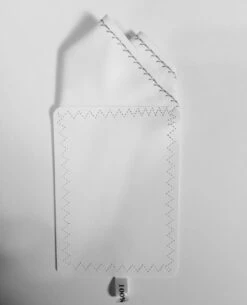 100% Cotton Pre-Folded Pocket Square Handkerchief Insert - Grey On White -Fashion Formal Wear Store grey stic 2 83919.1666904809