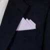 Lavender 100% Cotton Pre-Folded Pocket Square Handkerchief Insert 1 Lavender 100% Cotton Pre-Folded Pocket Square Handkerchief Insert -Fashion Formal Wear Store lavender a 23433.1652978843