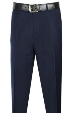 Vinci Pre-Hemmed Flat Front Slim Dress Slacks
