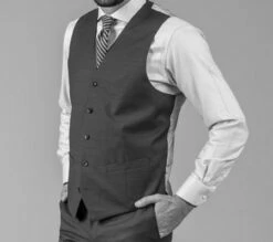 Paul Betenly Suit Separate - 2-Button Slim Fit Super 120's Vantage Wool 9 Paul Betenly Suit Separate - 2-Button Slim Fit Super 120's Vantage Wool -Fashion Formal Wear Store vest 83125.1578779739