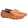 Vestigium Genuine Ostrich Quill & Calf Moc Driver Loafer 2 Vestigium Genuine Ostrich Quill & Calf Moc Driver Loafer -Fashion Formal Wear Store vestigium ostrich loafers cognac 2 700x 98507.1611017284