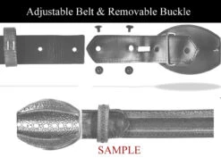 Los Altos Genuine Caiman Hornback Western Fashion Belt -Fashion Formal Wear Store western belt assembly 2 75482.1612354148