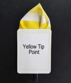 Yellow & White 100% Silk Pre-Folded Pocket Square Insert 10 Yellow & White 100% Silk Pre-Folded Pocket Square Insert -Fashion Formal Wear Store yellow yellowPoint a 56482.1642014826